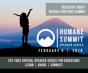 Humane Education Coalition Launches Fee-Free Virtual Speaker Series, the Humane Summit